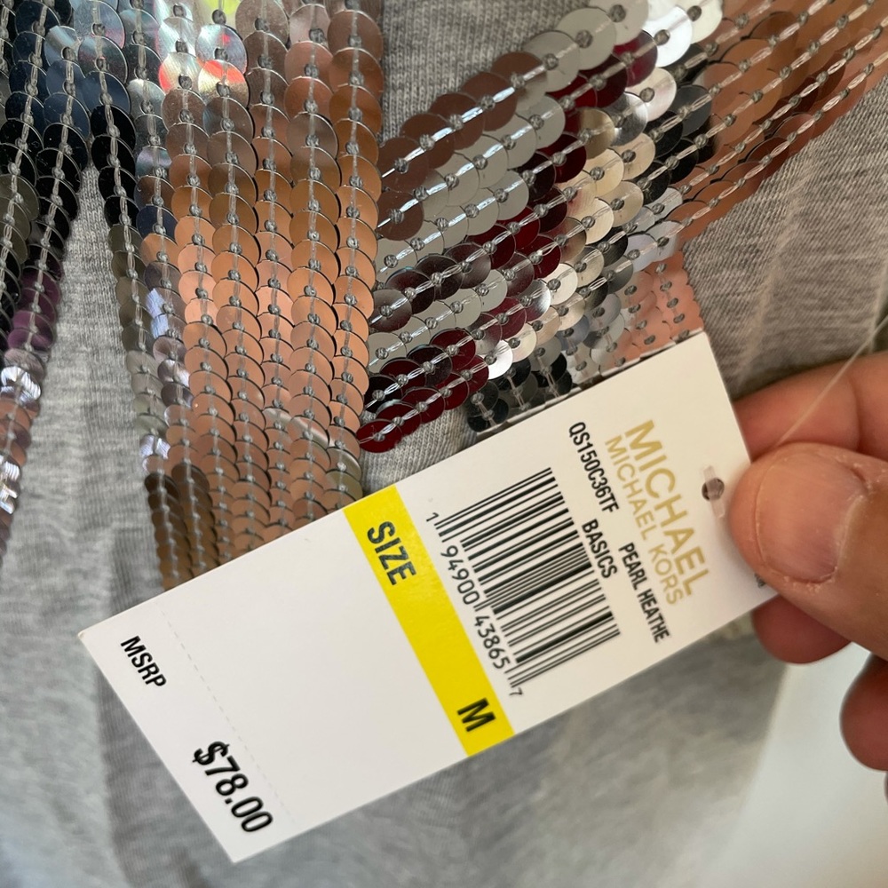 Michael Michael kors T-shirt with silver logo - Picture 4 of 6
